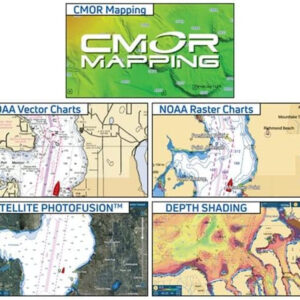 Navnet Tztouch3 9" Hybrid Control MFD W/Single Channel Chirp Sonar