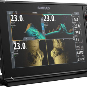 NSS12 Evo3S - 12-Inch Multifunction Fish Finder Chartplotter with Preloaded C-MAP US Enhanced Charts