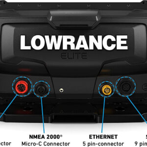 Elite FS 9 Fish Finder with Activetarget Live Sonar, Preloaded C-MAP Contour+ Charts