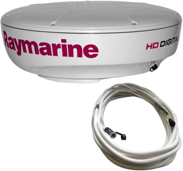 RAY-T70169 RD424HD Hi-Def Color 4KW 24-Inch Digital Radome with 10 Meter Raynet Cable