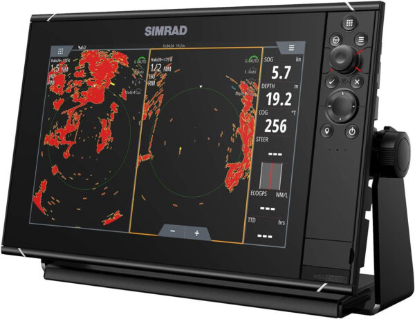 NSS12 Evo3S - 12-Inch Multifunction Fish Finder Chartplotter with Preloaded C-MAP US Enhanced Charts