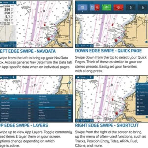 Navnet Tztouch3 9" Hybrid Control MFD W/Single Channel Chirp Sonar